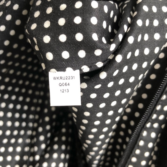 Kate Spade Laurel Magnolia Park Black & Tan pebbled leather EUC - Picture 4 of 12